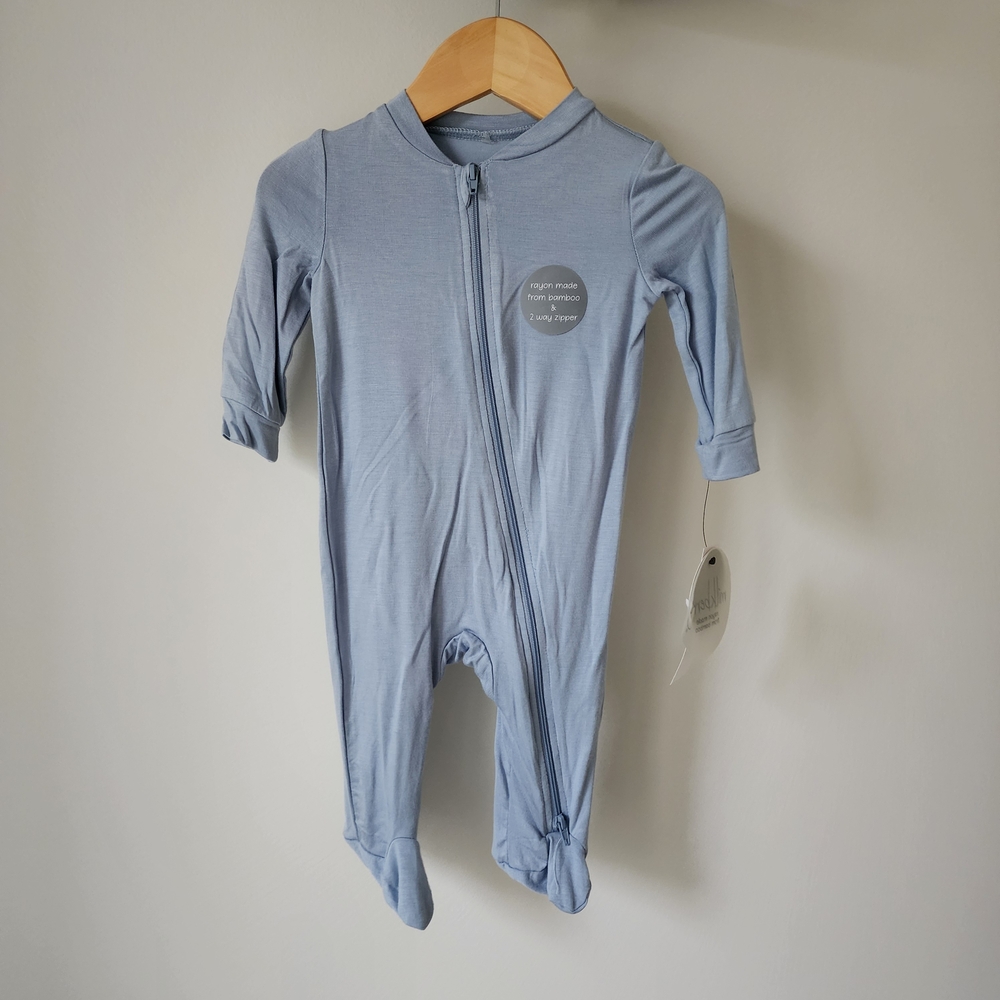 Milkberry Blue Baby Sleeper | 0-3M | NWT
